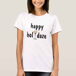T-shirt Joyeux Noël Fêtes, Cocktail Martini Olive