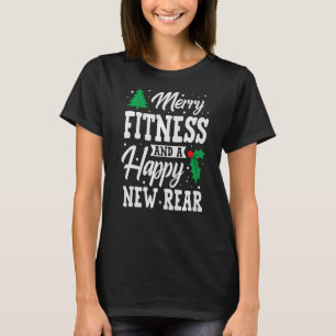 T-shirt Joyeux Noël Fitness Happy New Arar Workout Xma