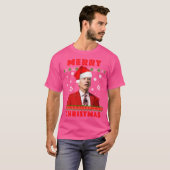 T-shirt Joyeux Noël Funny Joe Biden (Devant entier)