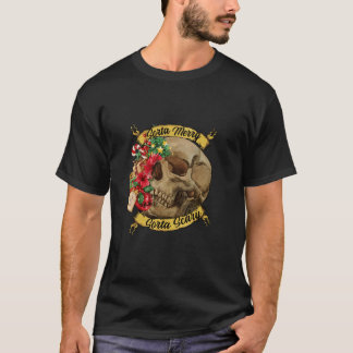 T-shirt Joyeux Noël Funny Sorta Effrayant Skeleton Xmas Ca