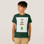 T-shirt Joyeux Noël Garçons Deep Forest Basic T Shirt (Devant entier)