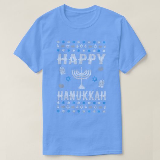 T-shirt Joyeux Noël Hanoukka (Design devant)