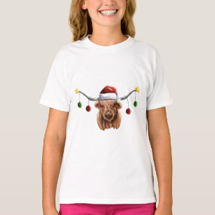 T-shirt Joyeux Noël Hielan Coo