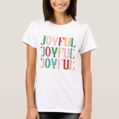 T-shirt Joyeux Noël hiver (Devant)