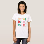 T-shirt Joyeux Noël hiver (Devant entier)