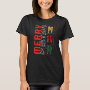 T-shirt Joyeux Noël Hygiène Dentaire Dentiste Docteur Dent