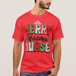 T-shirt Joyeux Noël Infirmière