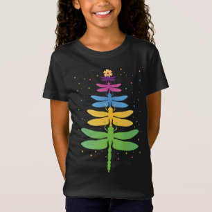 T-Shirt Joyeux Noël Insect Lover Cadeau Dragonfly Christ