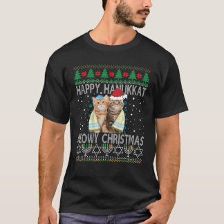 T-shirt Joyeux Noël Joyeux Hanoukka Juif Noël Ca