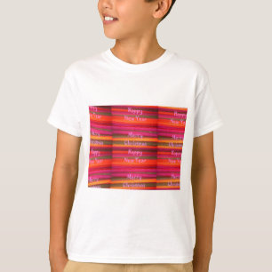T-shirt Joyeux Noël Joyeux Nouvel An Toile Design couleur