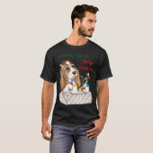 T-shirt Joyeux Noël les filles (Devant entier)