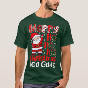 T-shirt Joyeux Noël, les gars Ho Ho Père Noël