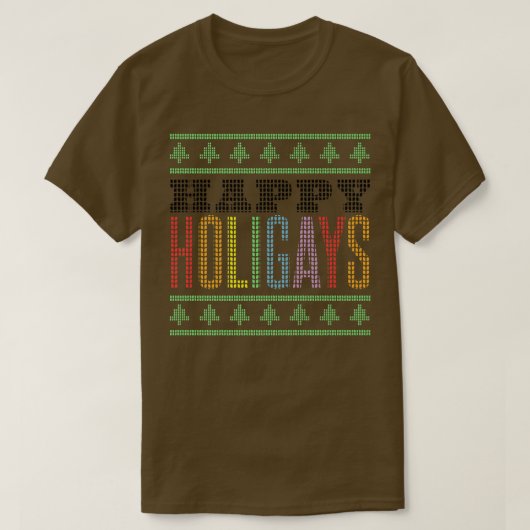 T-shirt Joyeux Noël LGBT Gay (Design devant)