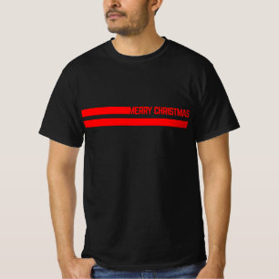 T-shirt joyeux noël lignes