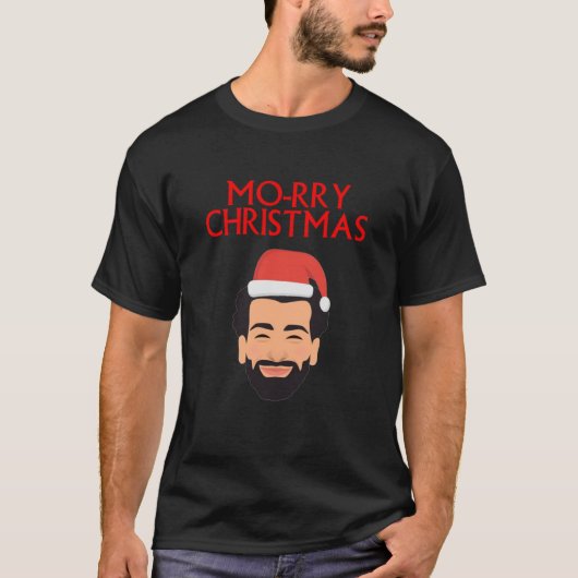 T-shirt Joyeux Noël Liverpool FC Mo Salah (Devant)