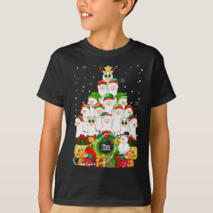 T-shirt Joyeux Noël Llama Alpaca Arbre Noël Llamas