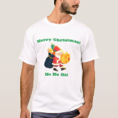 T-shirt Joyeux Noël Magic-Tee Voeux imprimés Joy Peace (Devant)