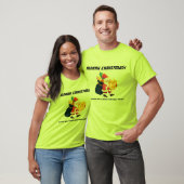 T-shirt Joyeux Noël Magie-Tee Vert Beau Super (Unisexe)