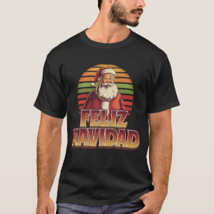 T-shirt Joyeux Noël merry Christmas est en espagnol Santa