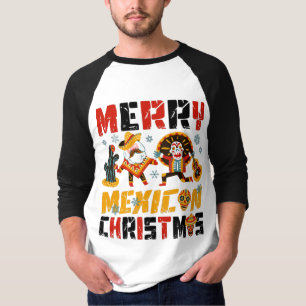 T-shirt Joyeux Noël mexicain Nouveau Mexique Père Noël pyj