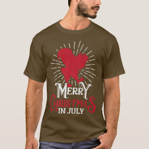T-shirt Joyeux Noël Noël Noël Noël Noël Juillet Père Noël