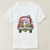 T-shirt Joyeux Noël Noël Noël Noel Père Noël Snowman T-shi (Design devant)