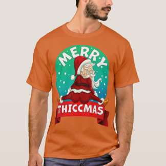 T-shirt Joyeux Noël Noël Noël Noël Thicc Noël Pa