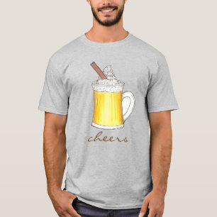 T-shirt Joyeux Noël Oeuf Chaud Nog Eggnog Boire
