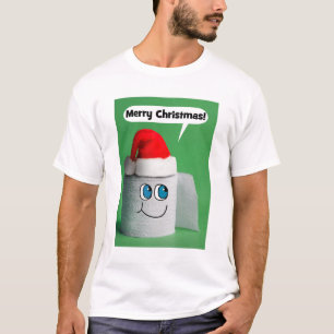 T-shirt Joyeux Noël Parler de papier toilette