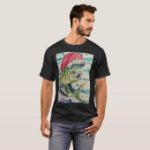 T-shirt Joyeux Noël Pêche (Devant entier)