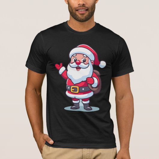 T-shirt Joyeux Noël Père Noël (Devant)