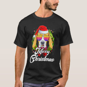 T-shirt Joyeux Noël Père Noël Beagle Chien Noël Jour de No