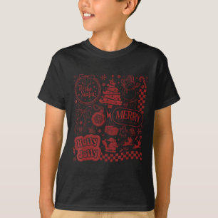 T-shirt Joyeux Noël Père Noël Bonhomme de Neige Renne C'es
