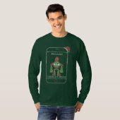T-shirt Joyeux Noël Père Noël Jeu (Devant entier)