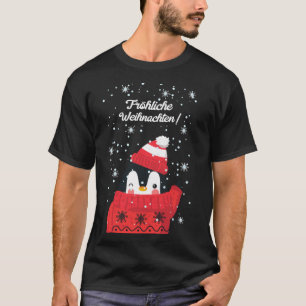 T-shirt Joyeux Noël Pingouin Neige hiver animal neige