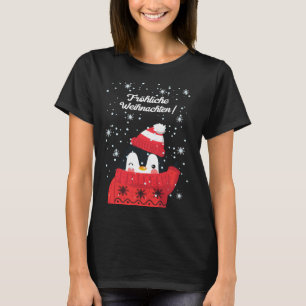 T-shirt Joyeux Noël Pingouin Neige hiver animal neige