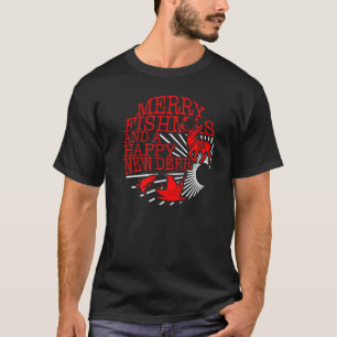 T-shirt Joyeux Noël Poissonnerie Merry Christmas Bonne Ann