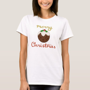 T-shirt Joyeux Noël+Pudding Design