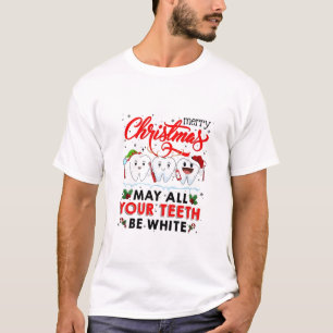 T-shirt Joyeux Noël Que toutes vos dents soient blanches
