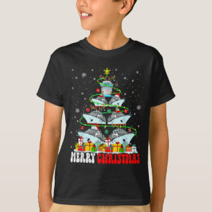 T-shirt Joyeux Noël Renne Elfe Père Noël Navires de Croisi