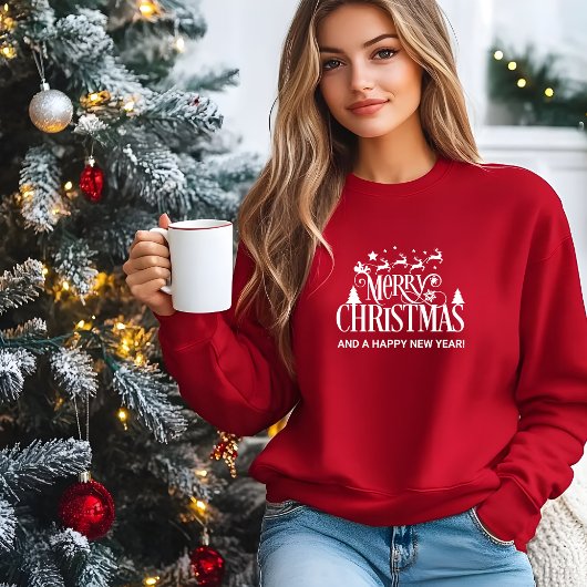T-shirt Joyeux Noël Rouge