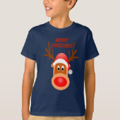 T-shirt Joyeux Noël Rudolph tee (Devant)