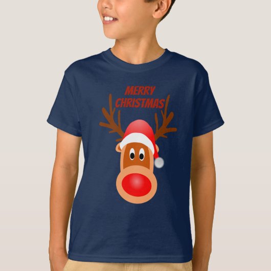 T-shirt Joyeux Noël Rudolph tee (Devant)