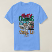 T-shirt Joyeux Noël RV Camping Shitters Full Funny (Design devant)