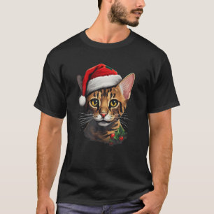 T-shirt Joyeux Noël Savannah Chat Noël