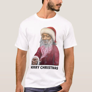 T-shirt Joyeux Noël Snoop Dog Père Noël Klaus Costume 3234