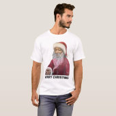 T-shirt Joyeux Noël Snoop Dog Père Noël Klaus Costume 3234 (Devant entier)