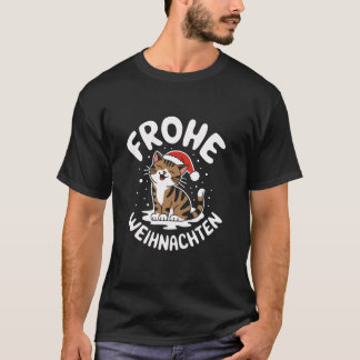 T-shirt Joyeux Noël Sokoke Chat Frohe Weihnachten