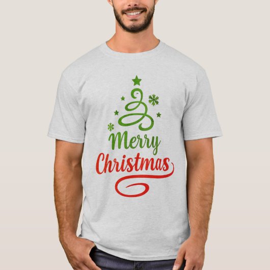 T-shirt 🎄 Joyeux Noël Tee - Personnalisable Gratuit (Devant)