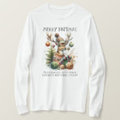 T-shirt Joyeux Noël Tricot (Design devant)